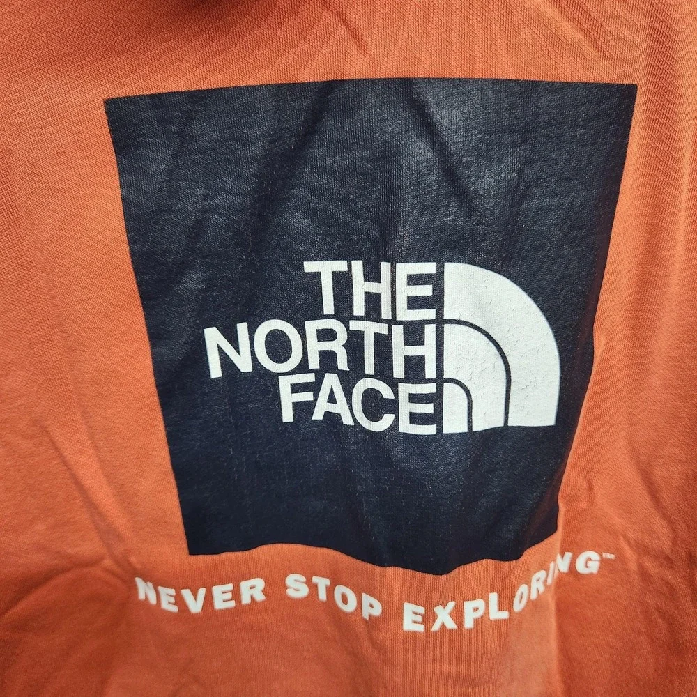 The North Face Hoodie Mens Medium‎ Pullover Sweatshirt Never Stop Exploring